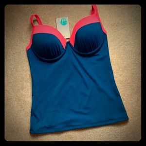Boden Milos Cup-Sized Tankini Top NWT Size 32DD